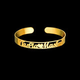Personalized Name 2 Names Bangles Stainless Steel Bracelets