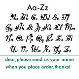 Goxijite Custom Name Necklace Stainless Steel Cursive Font Nameplate