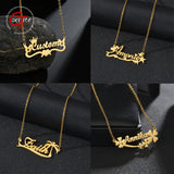 Personalized Stainless Steel Star Love Heart Name Necklace