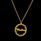Goxijite Personalized Name Necklace for Women
