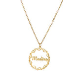 Goxijite Personalized Name Necklace for Women