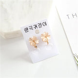 Korea Style Flower Rabbit Butterly Enamel Clip on Earrings for Girls