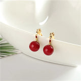 Korea Style Flower Rabbit Butterly Enamel Clip on Earrings for Girls