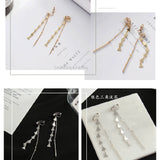 Korea Style Tassel Clip on Earrings for Women
