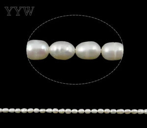 2-3mm Freshwater Pearl Beads Rice Loose Beads DIY Necklace Bracelet