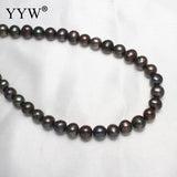 8-9mm Natural Freshwater Pearl Beads Round Loose Beads DIY Jewelry Making