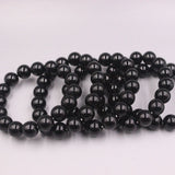 Agate Bracelet 12mm Round Bead Chain 55-60mm Woman Man