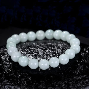 Burma Jade Bracelet Men Women Healing Gemstone Fine Jewelry