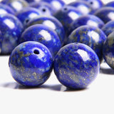 Natural Lapis Lazuli Round Bead Spacer Loose Beads for DIY Jewelry Making