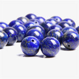 Natural Lapis Lazuli Round Bead Spacer Loose Beads for DIY Jewelry Making