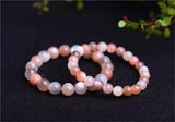Mixed Moonstone Beaded Bracelet 8mm 10mm 12mm Bangle