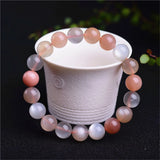 Mixed Moonstone Beaded Bracelet 8mm 10mm 12mm Bangle