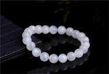 Rainbow Moonstone Beaded Bracelet Flash Moonstone Stretch Bracelet