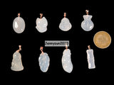 Calcedony Jade Spacer Charm Pendant Beads 10Pcs/Pack