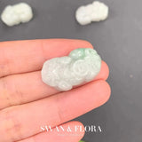 Natural Burma Jade Buddha Necklace Pendant Green Myanmar Jade PIXIU