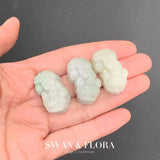 Natural Burma Jade Buddha Necklace Pendant Green Myanmar Jade PIXIU