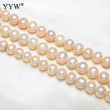 Pink Cultured Freshwater Pearl Beads 10-11mm DIY Necklace Jewelry 15 Inch Strand