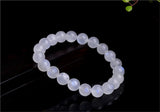Rainbow Moonstone Beaded Bracelet 9-10mm Flash Moonstone Bangle BR040