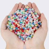 Gradient ABS Pearl Beads Round Acrylic Beads DIY Jewelry Making