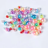 Gradient ABS Pearl Beads Round Acrylic Beads DIY Jewelry Making