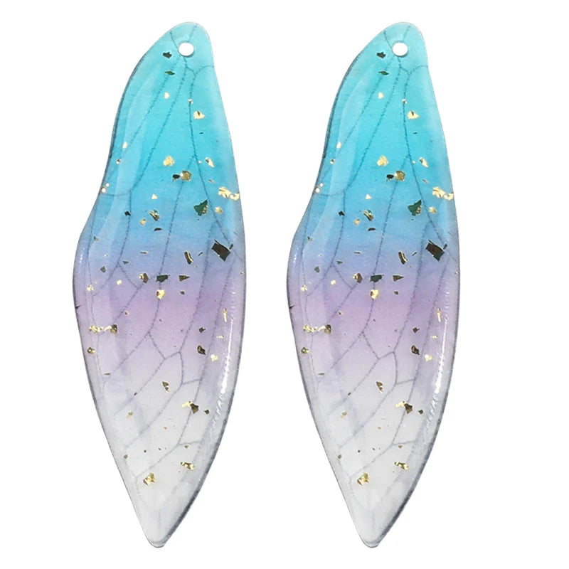 Gradient Epoxy Butterfly Wings 6pcs Set