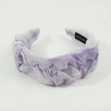 Pleated Mesh Headband Girls Yarn Head Hoop Hair Accessories