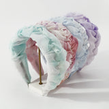 Pleated Mesh Headband Girls Yarn Head Hoop Hair Accessories