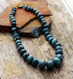 Natural Jaspers Graduated Beads Necklace for Women