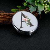 Personalized Handheld Bathroom Folding Compact Makeup Mirror