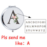 Personalized Handheld Bathroom Folding Compact Makeup Mirror