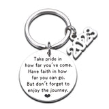 Graduation Gift Keychain for Daughter Son High School College Students