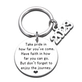 Graduation Gift Keychain for Daughter Son High School College Students