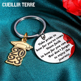 Class Of 2022 Graduation Keychain Inspirational Gift for Graduate