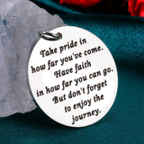 Class Of 2022 Graduation Keychain Inspirational Gift for Graduate