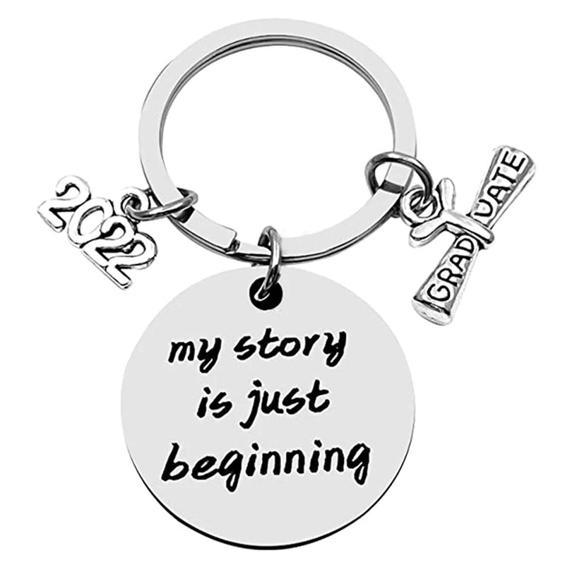 Graduation Senior Key Chain Stainless Steel Keychain Keyring