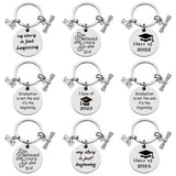 Graduation Senior Key Chain Stainless Steel Keychain Keyring