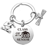 Graduation Senior Key Chain Stainless Steel Keychain Keyring