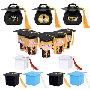 Graduation Party Candy Chocolate Box Doctor Hat Gift Packaging Boxes