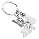 Graduation Season Keychain Gift Charm Women's Zinc Alloy Miss Keychain