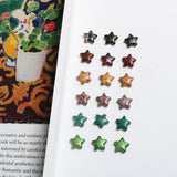 Graffiti Mini Star Acrylic Beads DIY Earring Materials