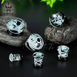 Grainy Stone Ear Gagues Stretchers Flesh Body Jewelry Earring Expanders