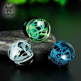 Grainy Stone Ear Gagues Stretchers Flesh Body Jewelry Earring Expanders