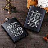 Grandma To My Daughter Portable Stainless Steel Hip Flask Flagon