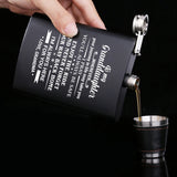 Grandma To My Daughter Portable Stainless Steel Hip Flask Flagon