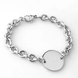 Granny Charming Silver Bracelet Stainless Steel Bangle Jewelry