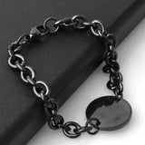 Granny Charming Silver Bracelet Stainless Steel Bangle Jewelry