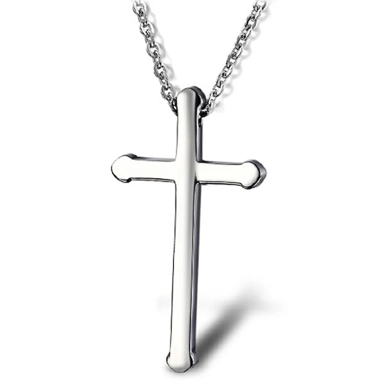 Granny Charming Silver/Gold Chain Cross Stainless Steel Necklace