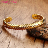 Granny High Arrival Women Girl's Large Silver/Gold Cuff Bracelet Bangle