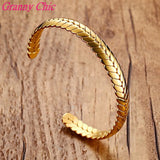 Granny High Arrival Women Girl's Large Silver/Gold Cuff Bracelet Bangle
