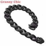Men's Silver Cuban Links Stainless Steel Bracelet